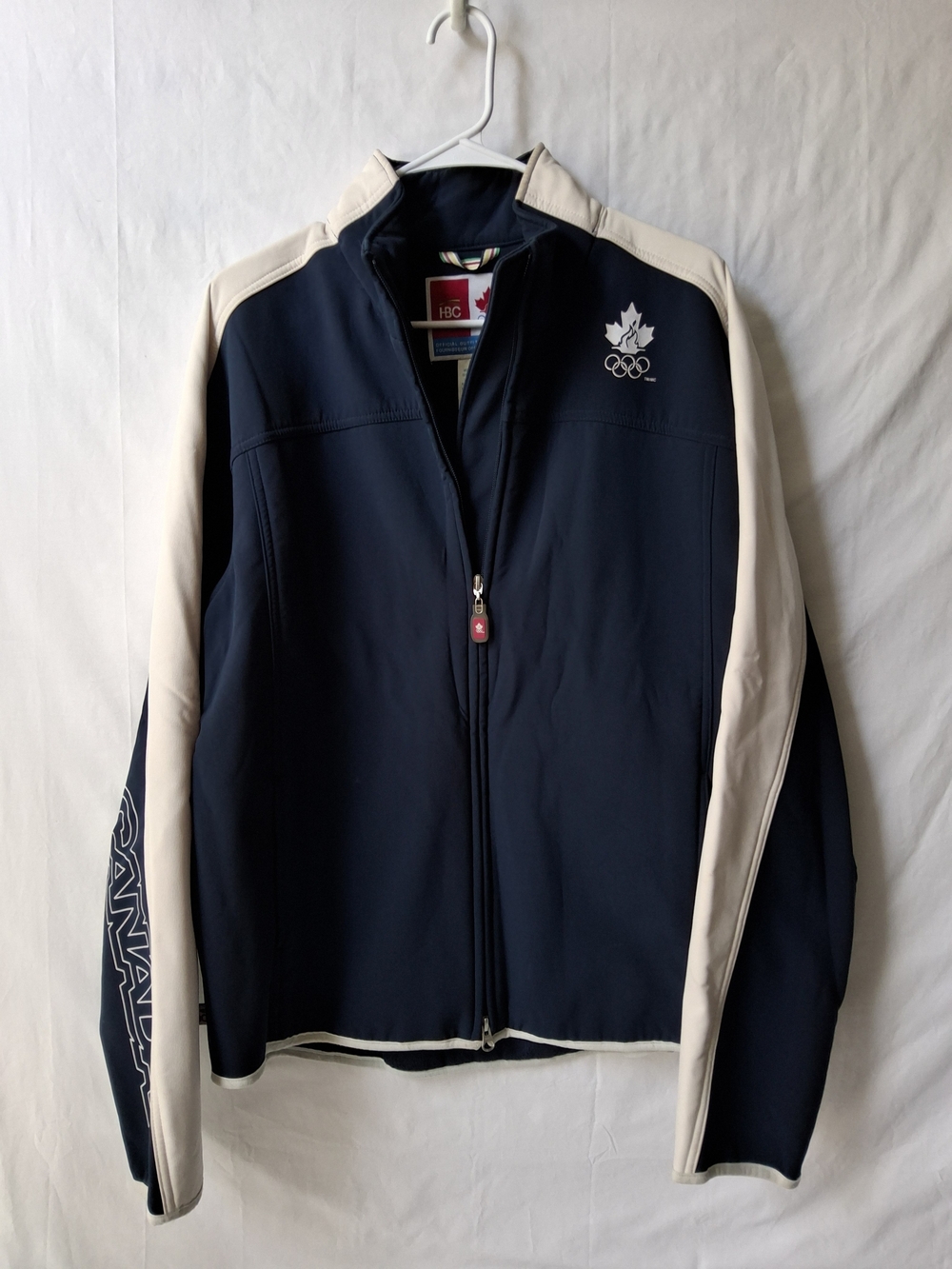 Olympic Canada Maple Leaf Zip Bomber Jacket